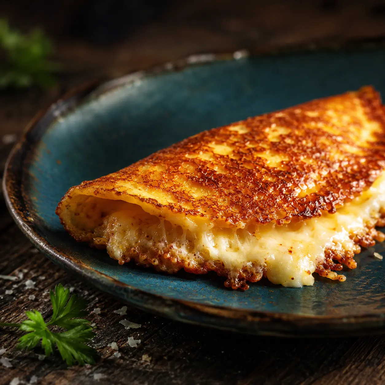 Crepioca Crocante de Parmesão