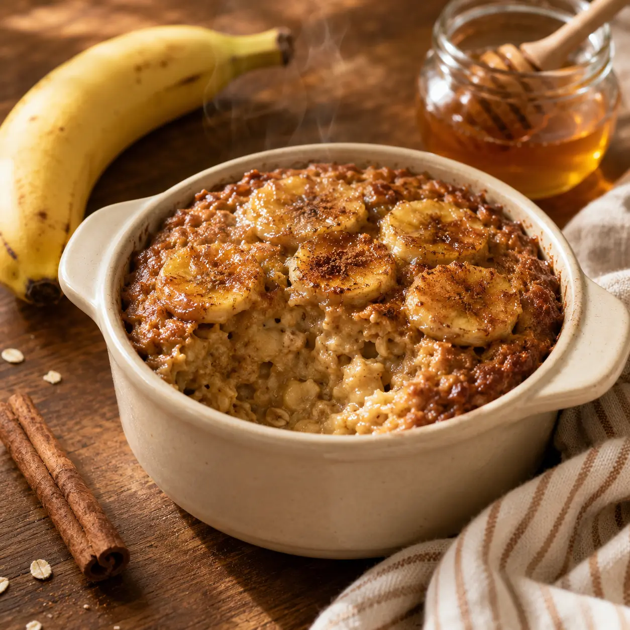 Bolinho de Aveia com Banana