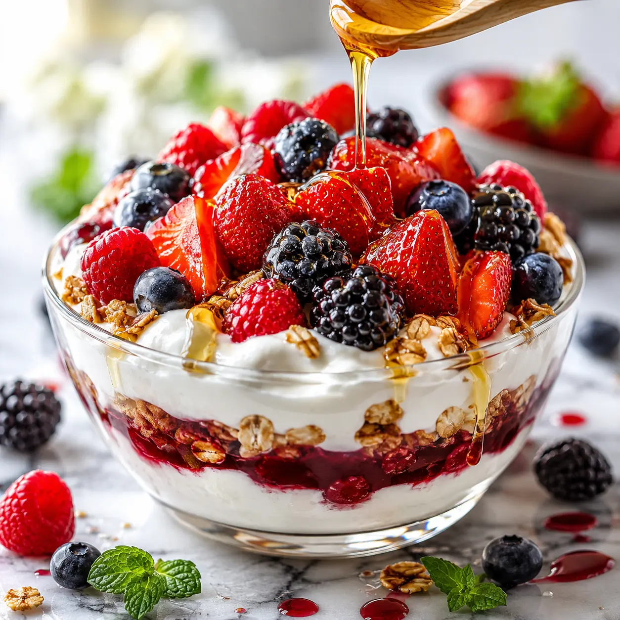 Iogurte Grego com Frutas